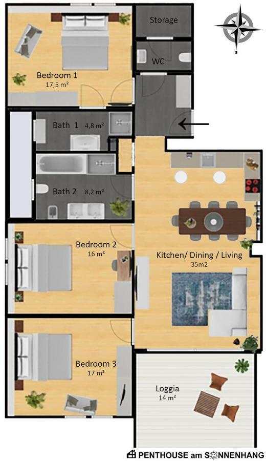 Penthouse Am Sonnenhang Mit Exklusiver Ausstattung Schladming Kültér fotó